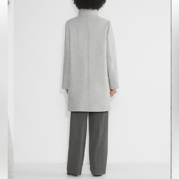 Wilfred The Cacoon Coat New-Virgin Wool, Size L, Heather Light Grey - Picture 16 of 16